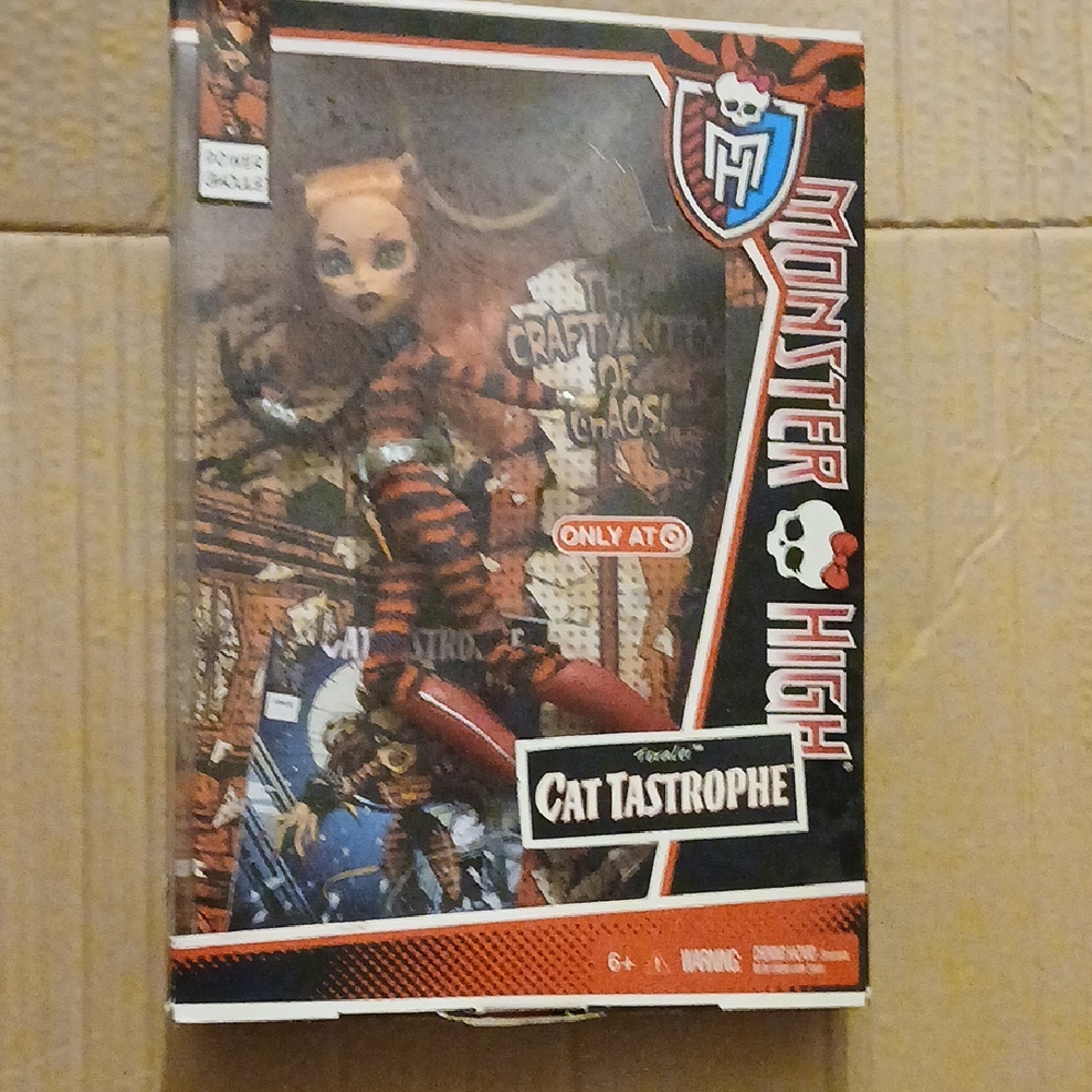 Monster High Cat Tastrophe Doll - Black and Red